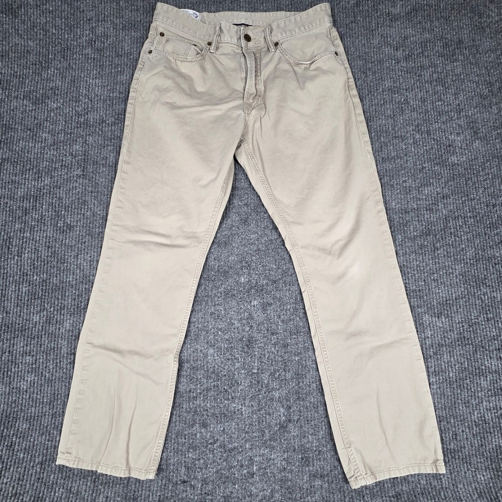 Polo Ralph Lauren Khaki Chino Pants Straight Fit Mens Size 32x30